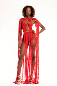 Renacer Macramé swimsuit - Bold and artistic one-piece.