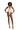 Handmade macramé bodysuit with gold-plated hardware